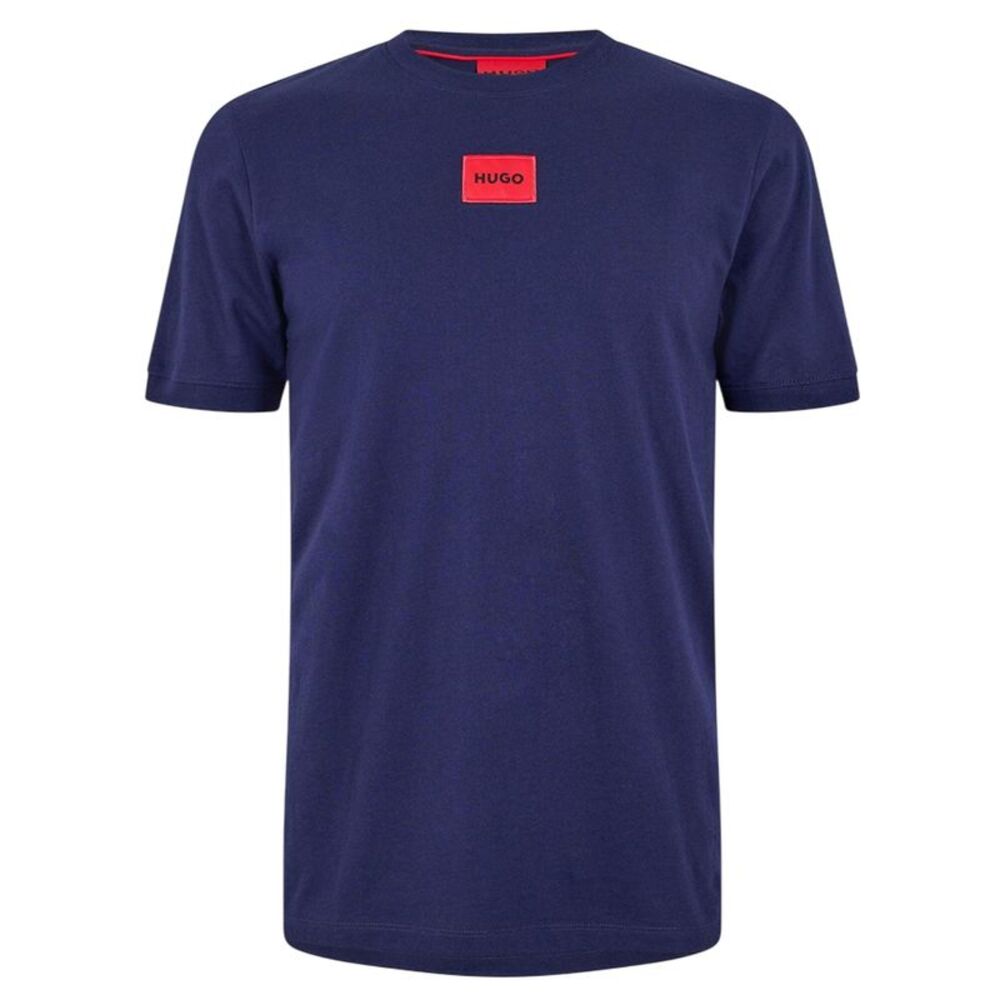 Hugo Mens Diragolino Chest Logo T-Shirt / Navy
